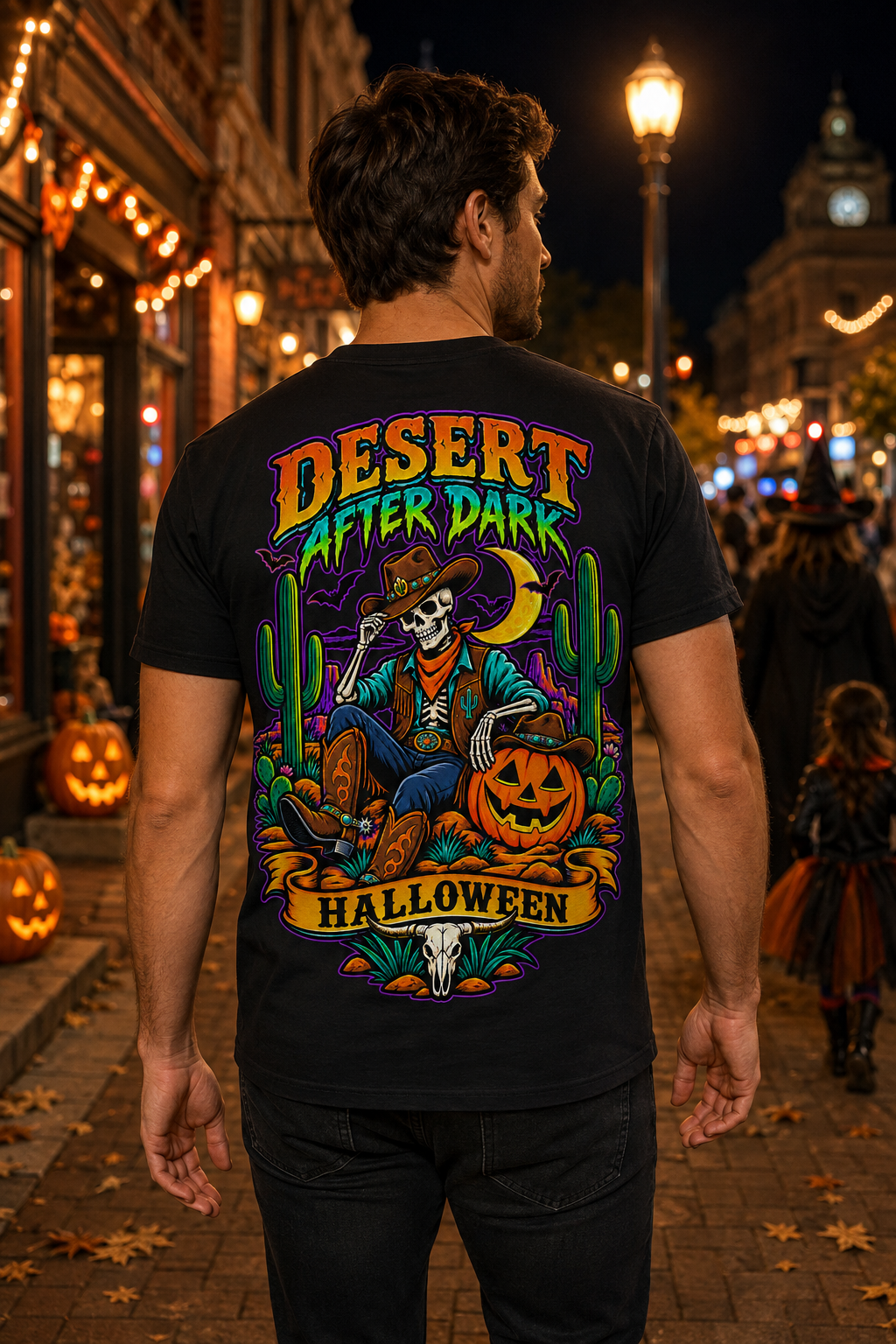 Desert After Dark Arizona Halloween T-Shirt