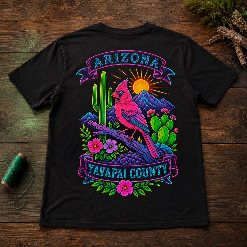 Arizona Cardinal Desert Graphic T-Shirt